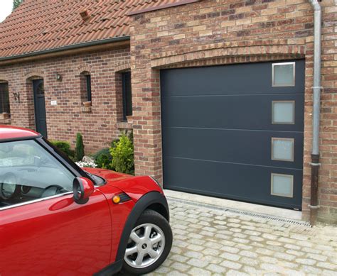 porte de garage avec hublot rond|Porte de garage .